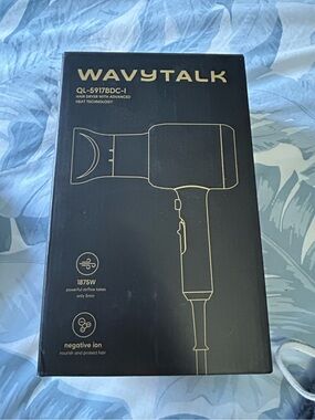 Wavytalk Hair Dryer - Black Box Packaging